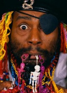 George Clinton Wearing Pirate Costume
