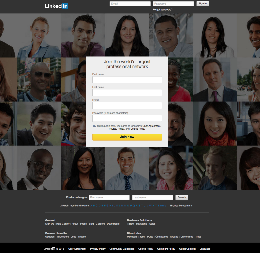 linkedin splash page login image 2015